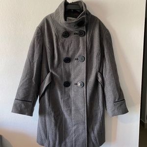 Plus size wool winter coat (30-32)